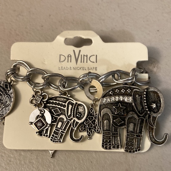 DaVinci lead & nickel safe elephant bracelet - Picture 2 of 5